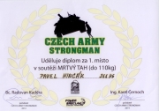 Czech Army Strongman - Mrtvý Tah 2014
